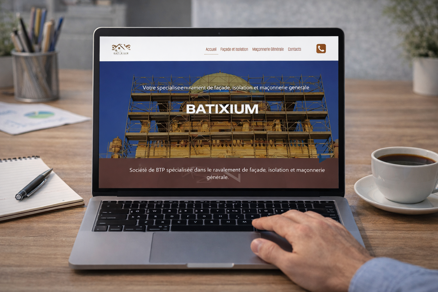 Creation site internet artisan du batiment