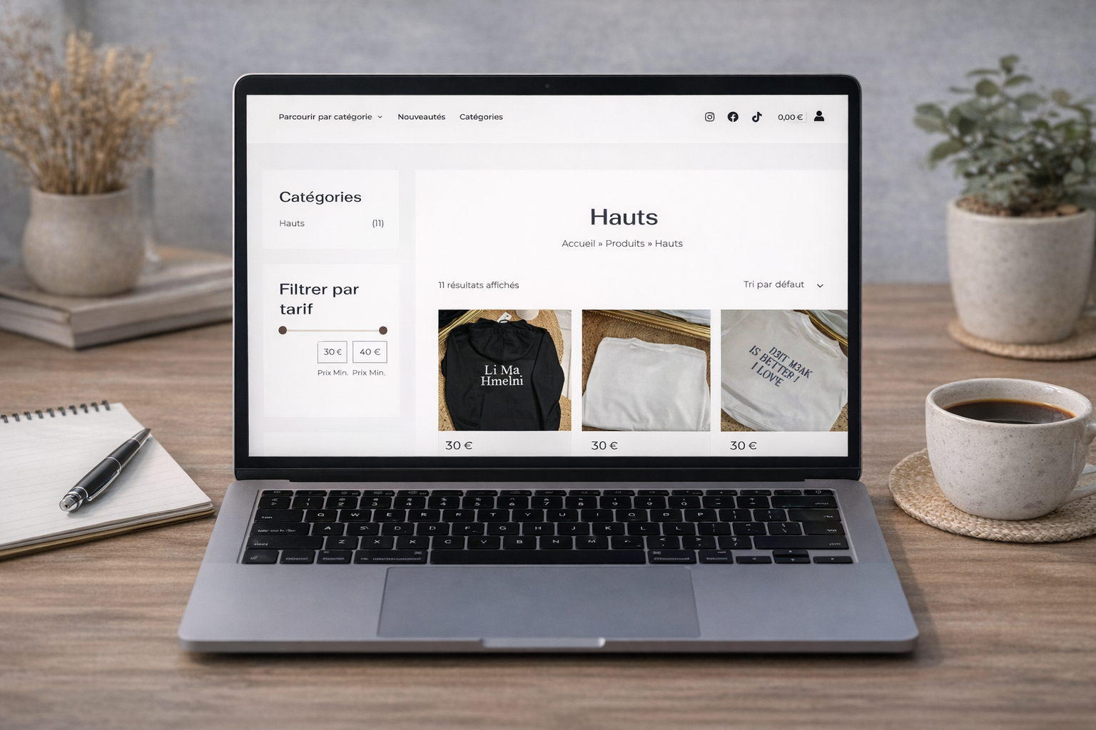 Creation site e-commerce pour marques et boutiques en ligne